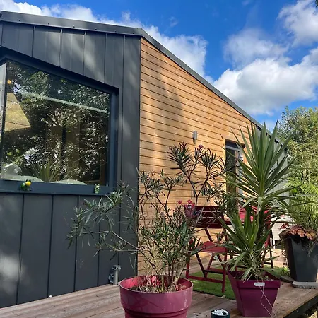 Tiny House Independante Tout Confort Et Tout Equipee Calme Et Intimee Assuree Morhange Exterior foto